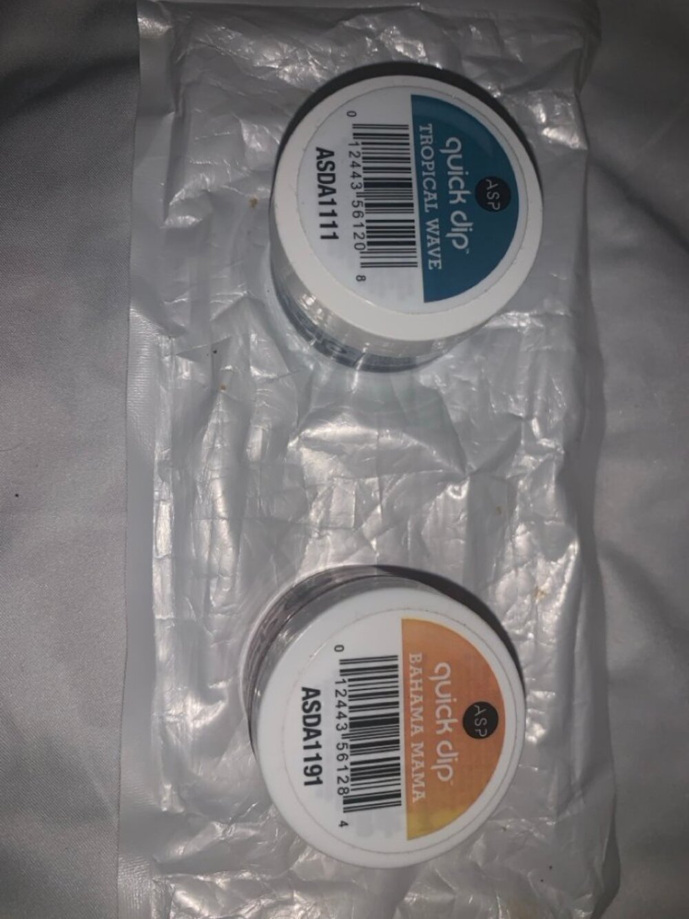 ASP Quick Dip Powder Set of 2 - Tropical Wave & Bahama Mama - NEW Sealed